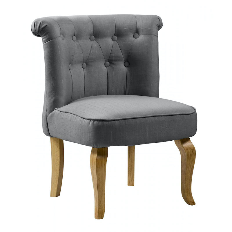 Heartlands Furniture Pembridge Fabric Chair Grey (pair)