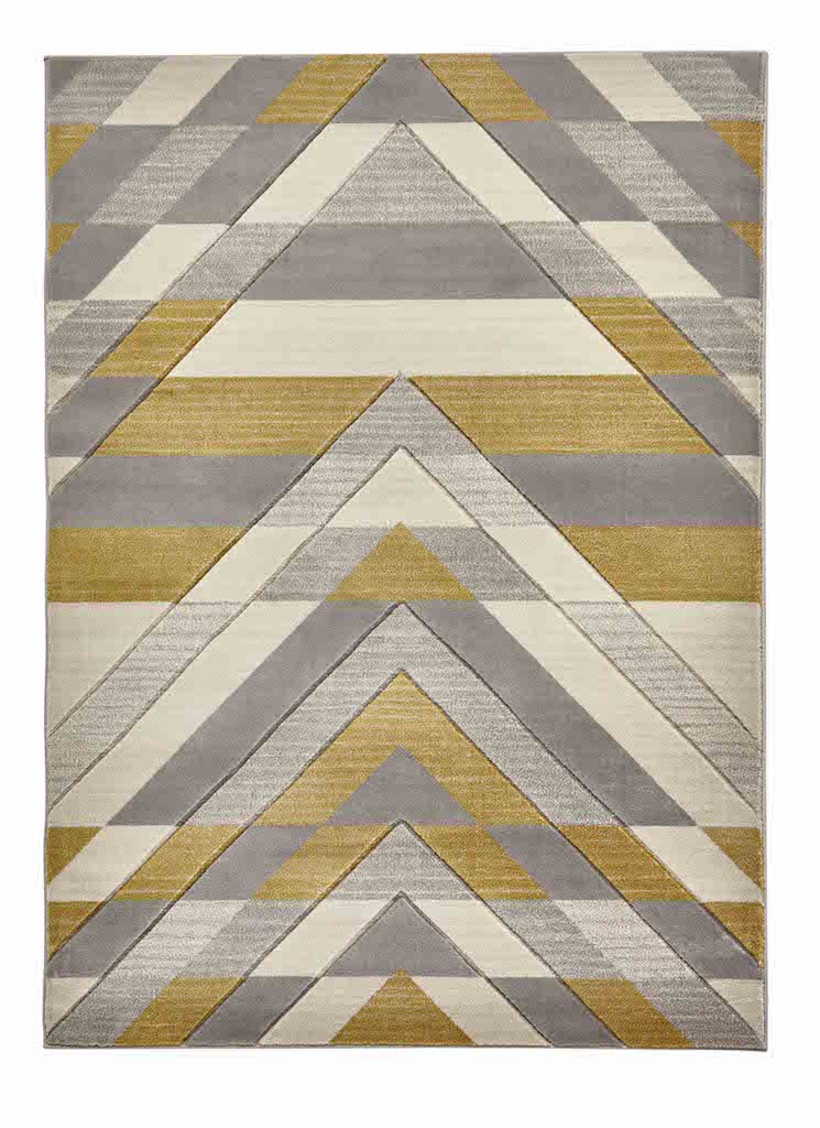 Think Rugs Pembroke G2075 Beige and Yellow Rug