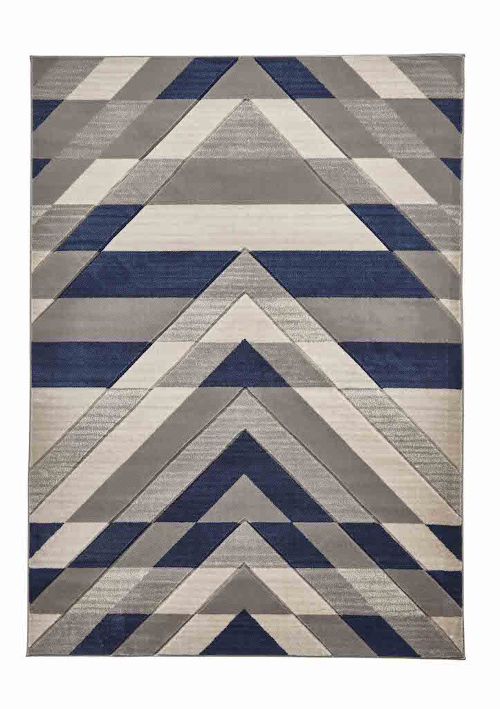 Think Rugs Pembroke G2075 Grey and Blue Rug