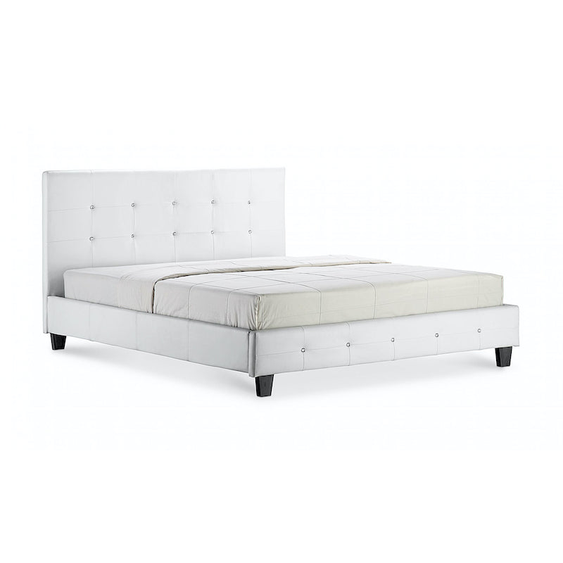 Heartlands Furniture Quartz PU Single Bed White