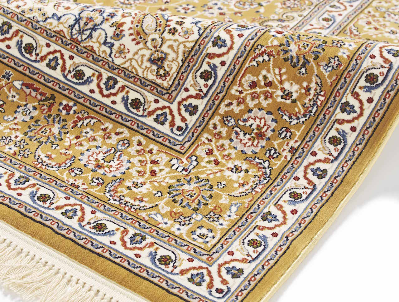 Think Rugs Regal 0227A Gold Rug