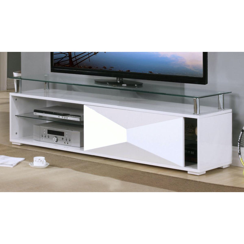Heartlands Furniture Rowley White High Gloss TV Cabinet
