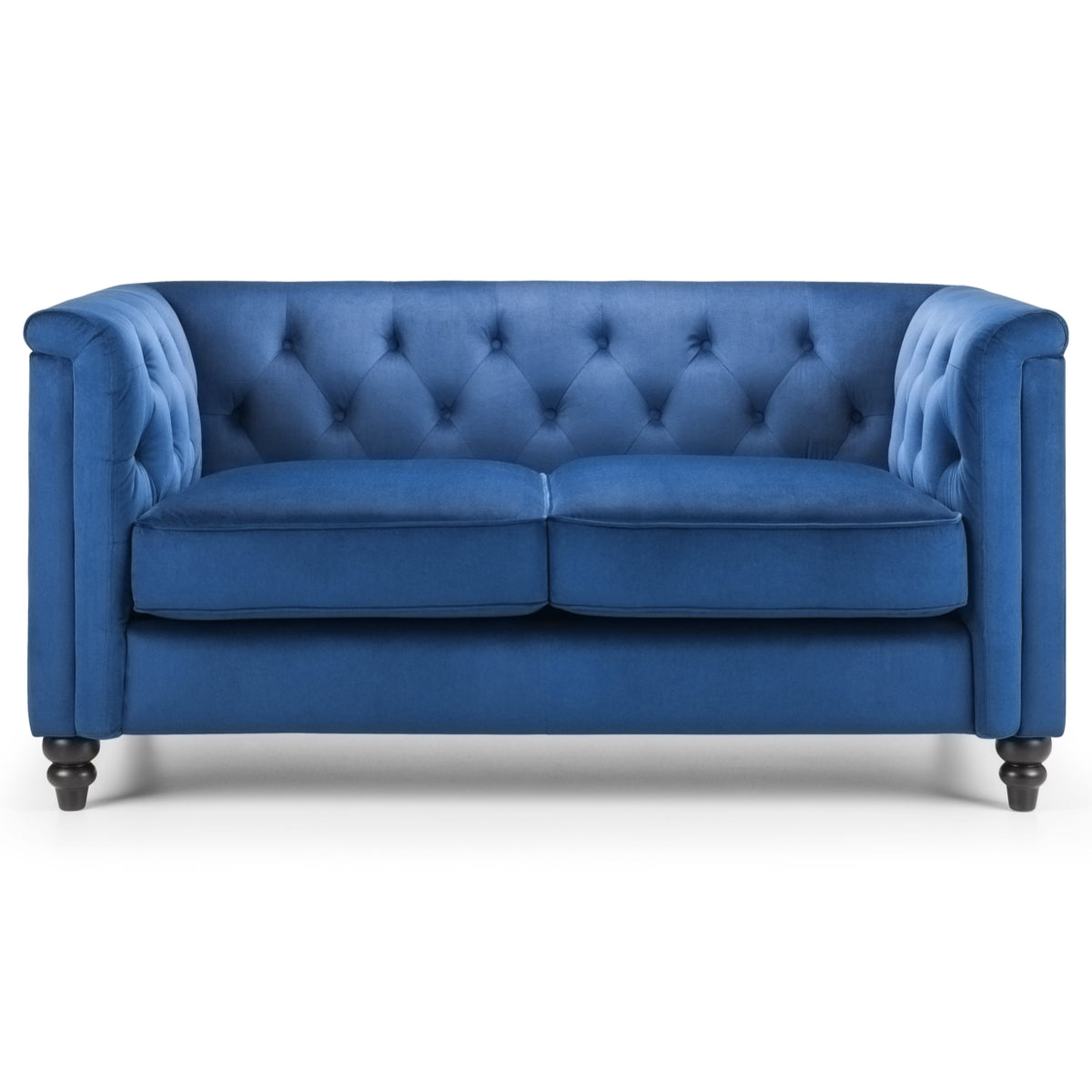 Julian Bowen, Sandringham 2 Seater Sofa, Blue