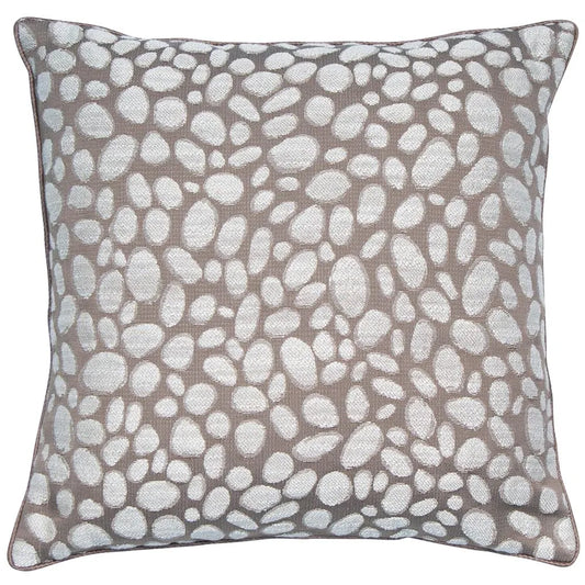 Malini Pebbles Cushions Taupe (Pack of 2)