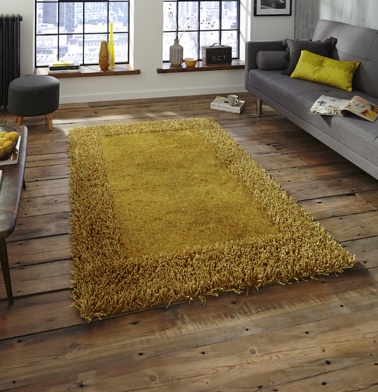 Think Rugs Sable 2 Yellow Rug