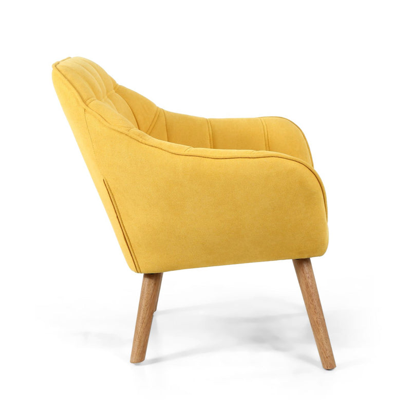 Shankar Furniture Coral Sunny Yellow Studio Chair