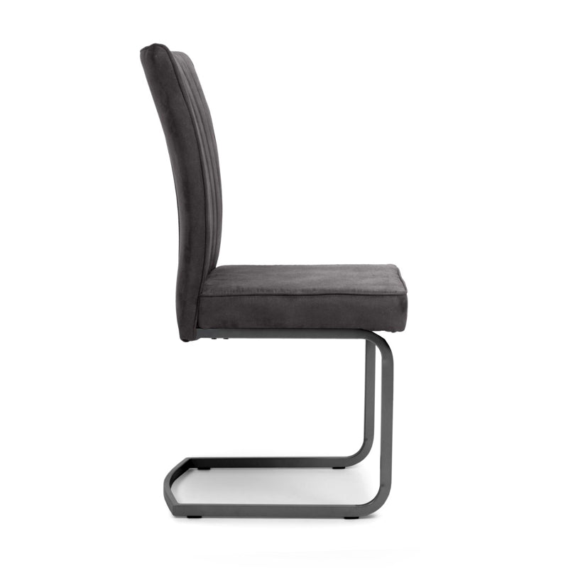 Shankar Furniture Marlin Cantilever Grey Dining Chair