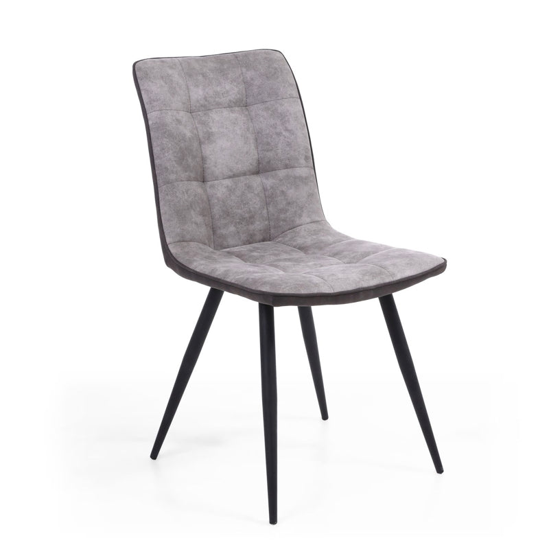Shankar Furniture Rodeo Suede Effect Light Grey Dining Chair