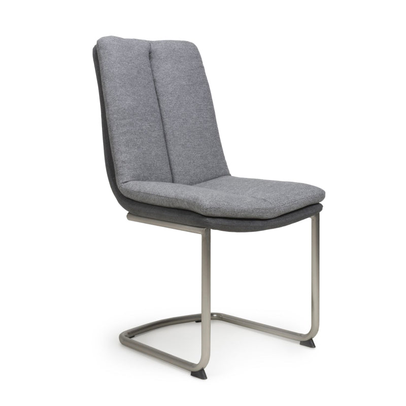 Shankar Furniture Triton Linen Effect Light Grey Dining Chair