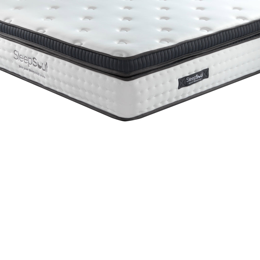 Sleepsoul Serenity 6ft Super King Size Mattress, White