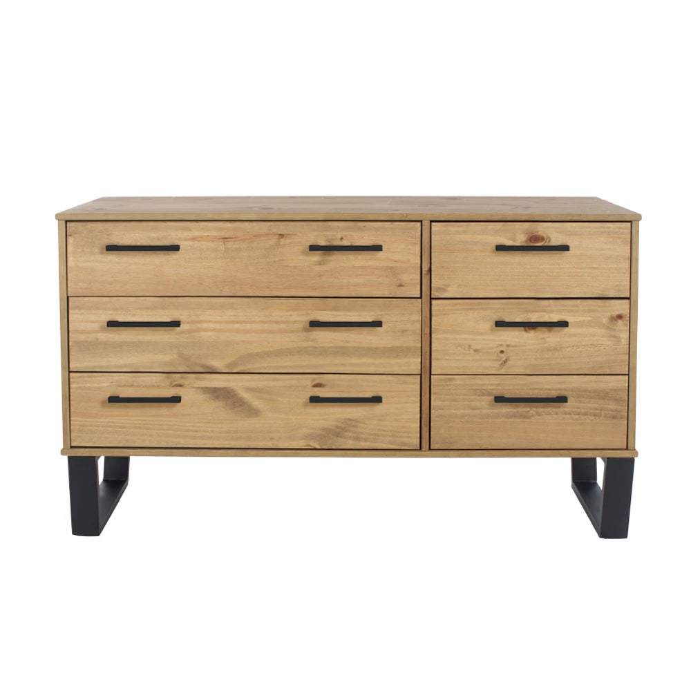 Core Products Texas 3+3 Drawer Wide Chest Of Drawers