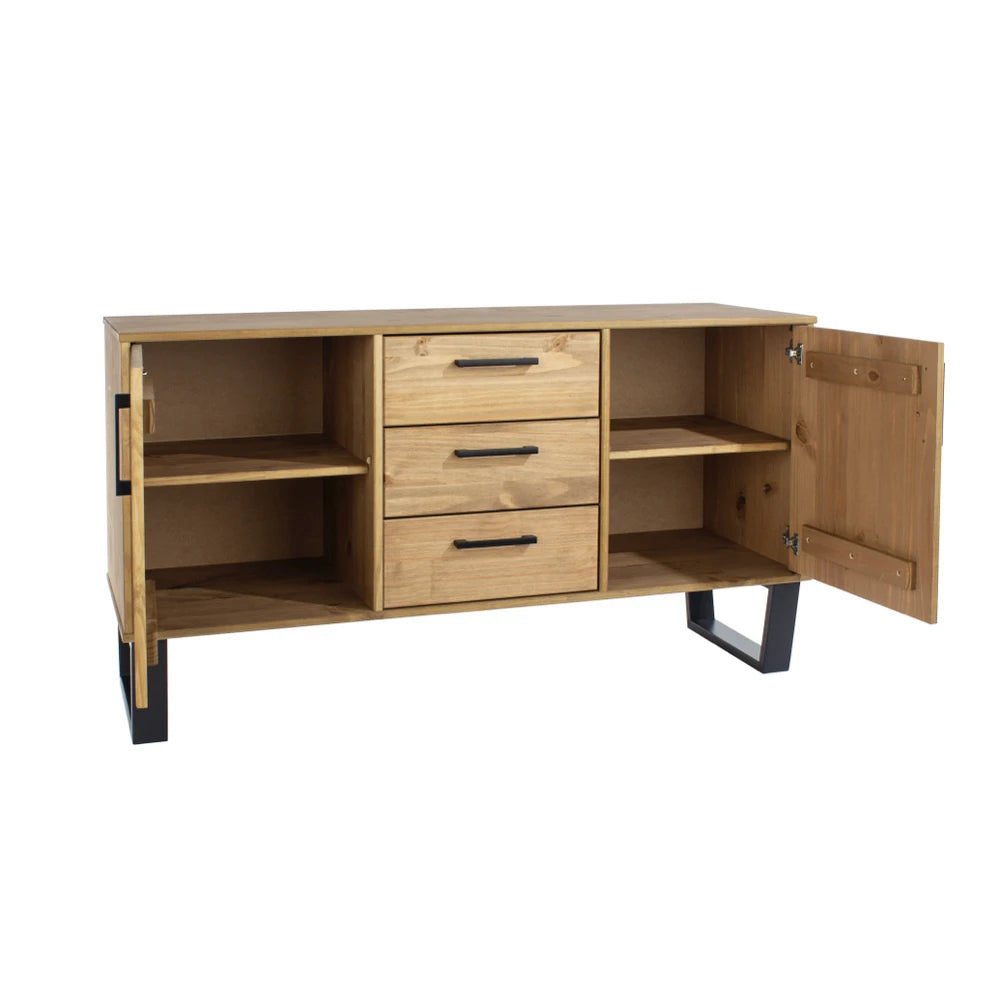Core Products Texas Medium Sideboard With 2 Doors, 3 Drawers