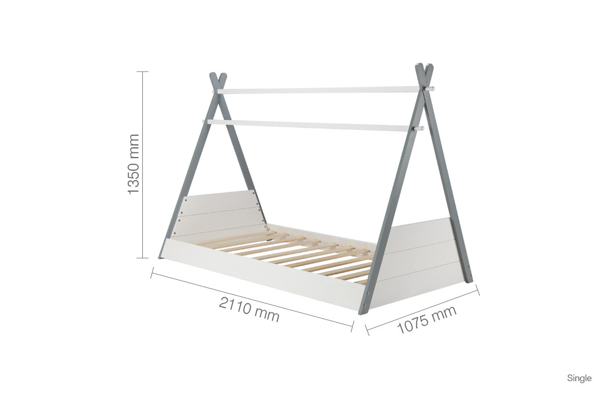 Birlea Teepee 3ft Single Bed Frame