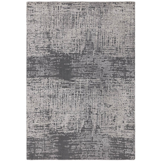 Asiatic Torino Charcoal, Abstract Rug