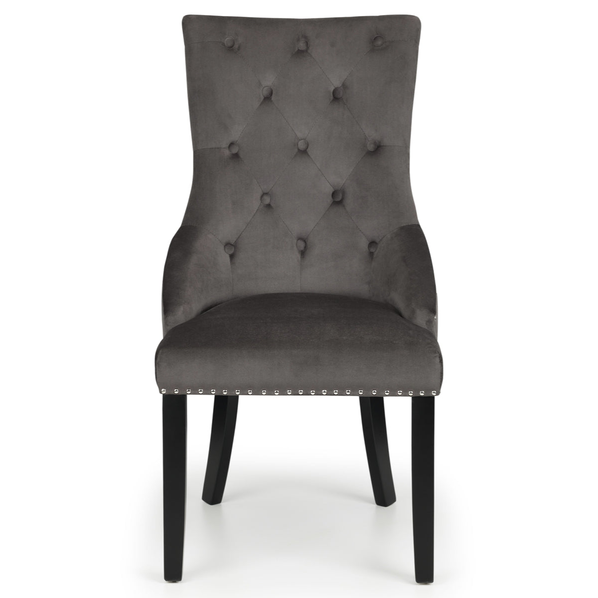 Julian Bowen, Veneto Knockerback Chair, Grey