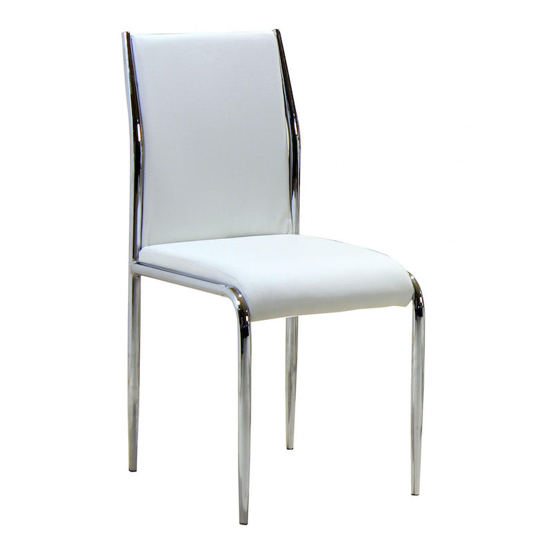 Heartlands Furniture Vercelli PU Chair White (Pack of 4)