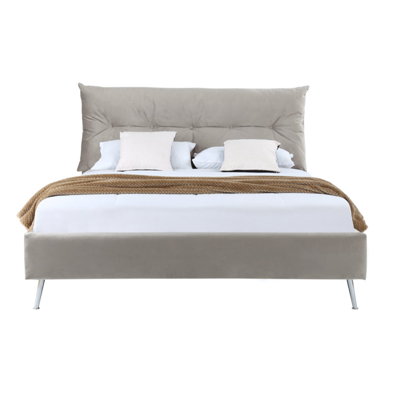 Vida Living Avery Bed - 4ft 6in Double Bed, Subtle Mink
