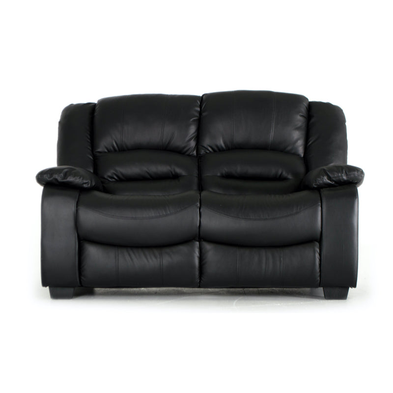 Vida Living Barletto 2 Seater Sofa Fixed - Black