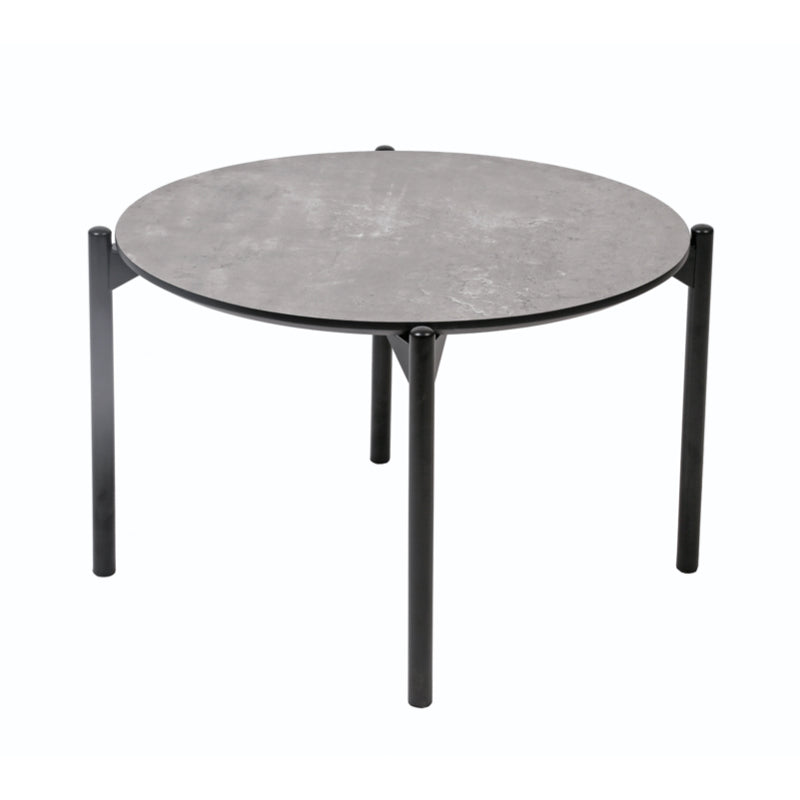 Vida Living Elvar Lamp Table Round - Grey Concrete