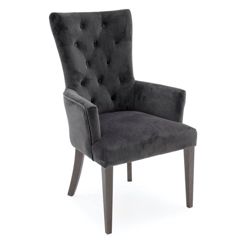 Vida Living Pembroke Arm Chair - Charcoal