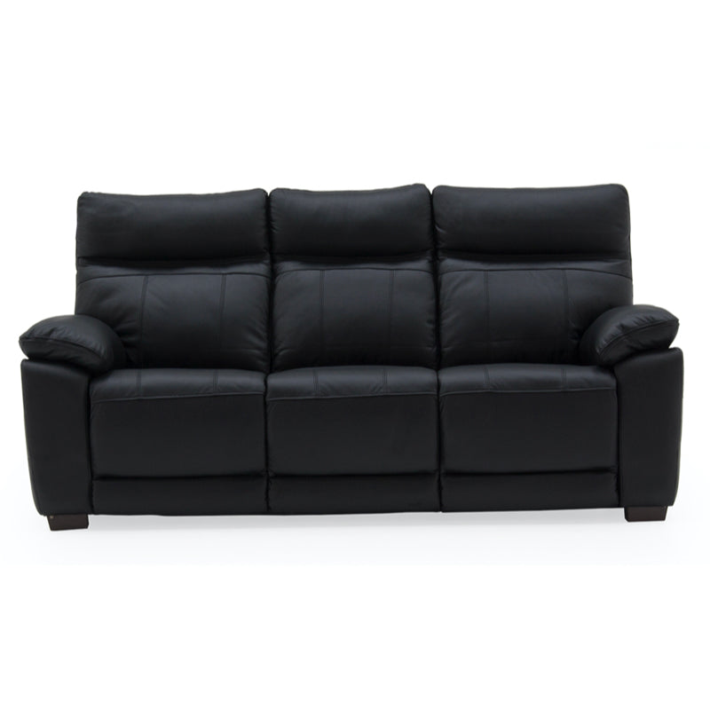 Vida Living Positano 3 Seater Sofa Fixed - Black