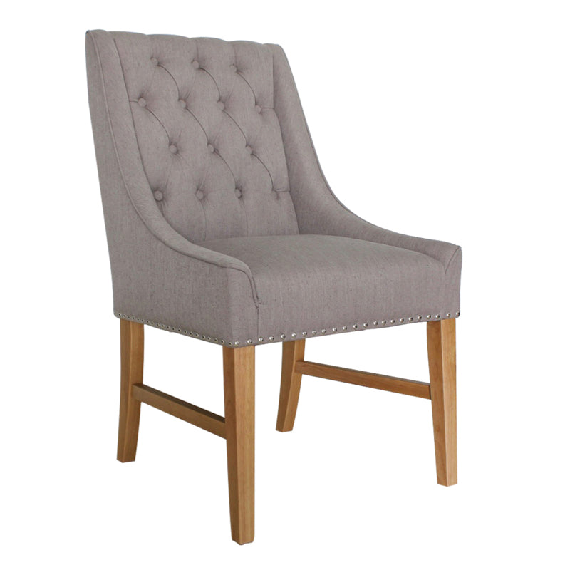 Vida Living Winchester Dining Chair - Truffle Linen
