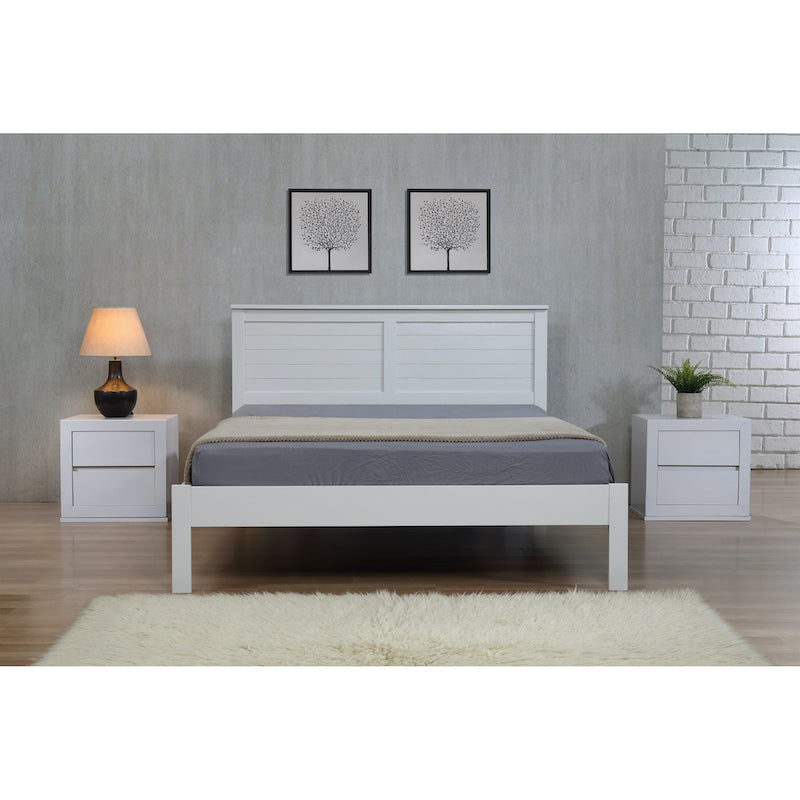 Heartlands Furniture Wilmot 4 Foot Bed Grey